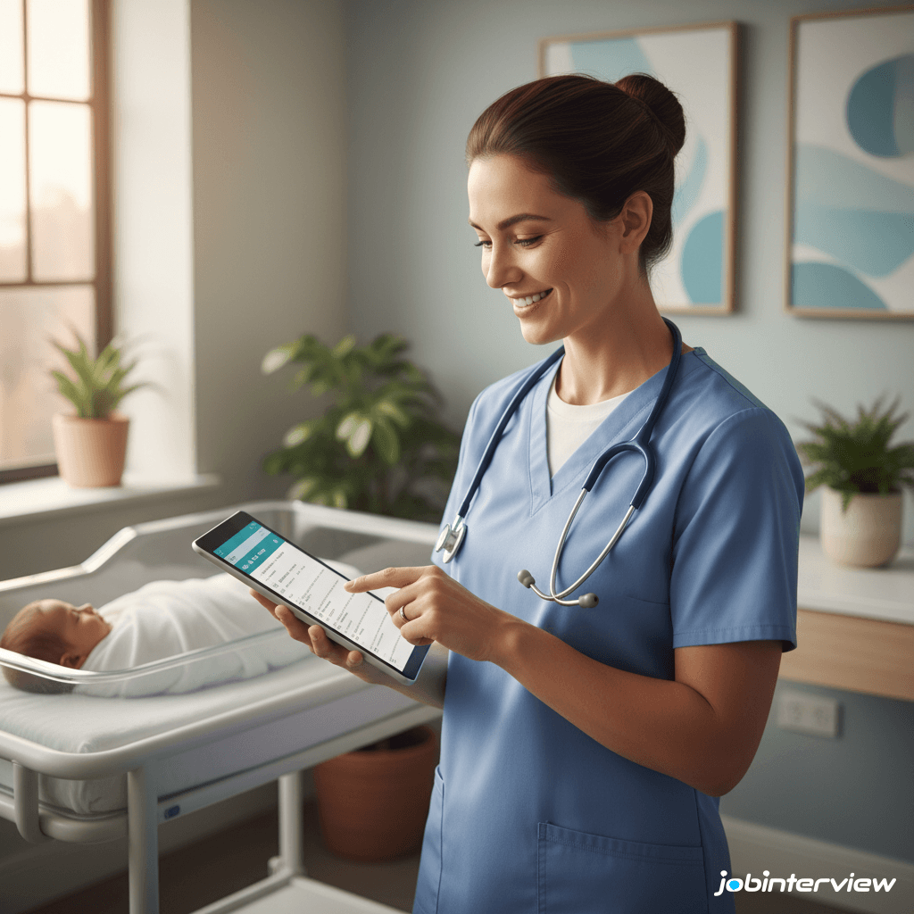 Hebamme Krankenschwester