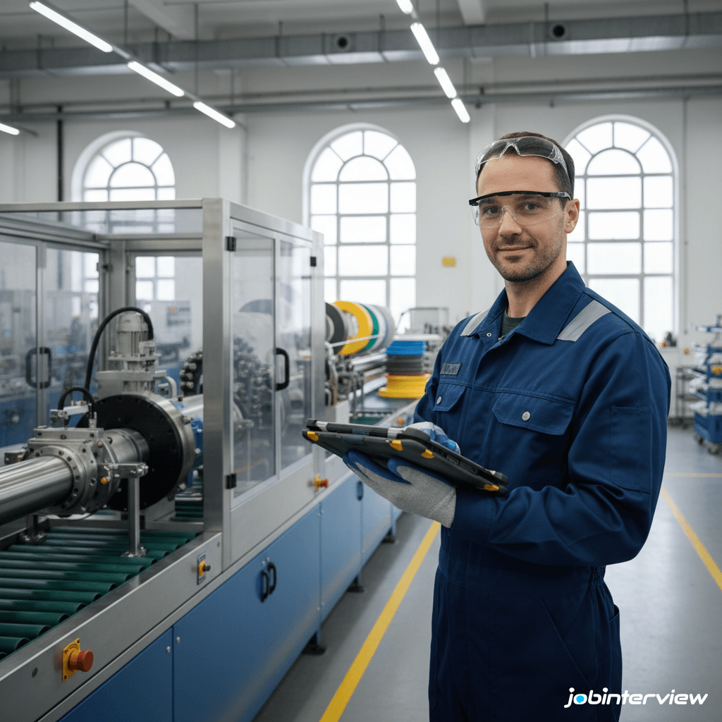 Opérateur de Machine d'Extrusion