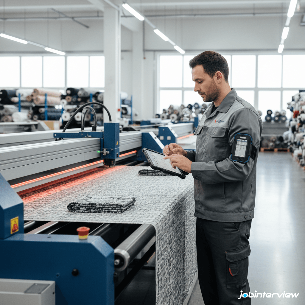 Opérateur de Machine de Découpe Textile