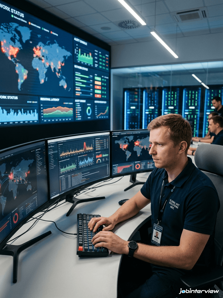 مهندس مركز عمليات الشبكة