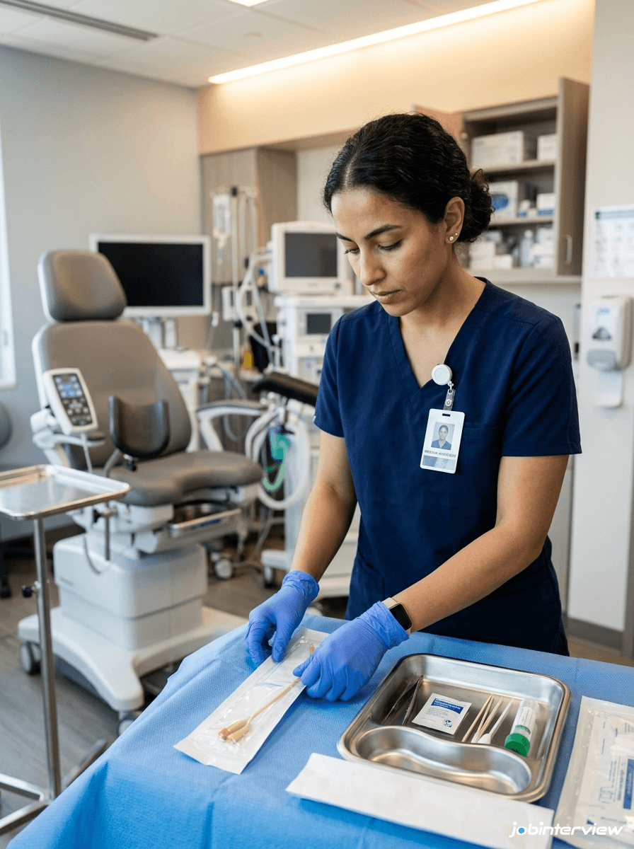 Urologischer medizinischer Assistent