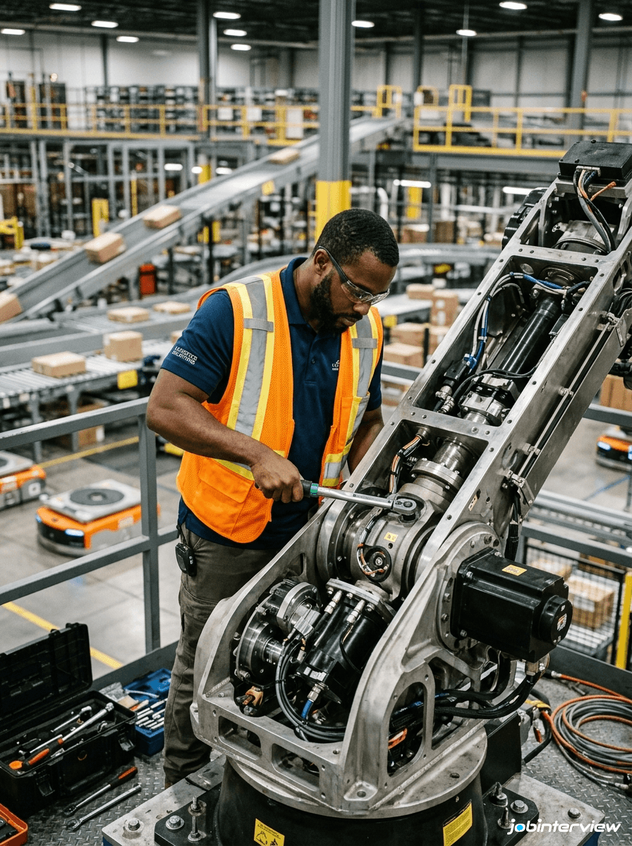 Ingénieur en robotique d'entrepôt