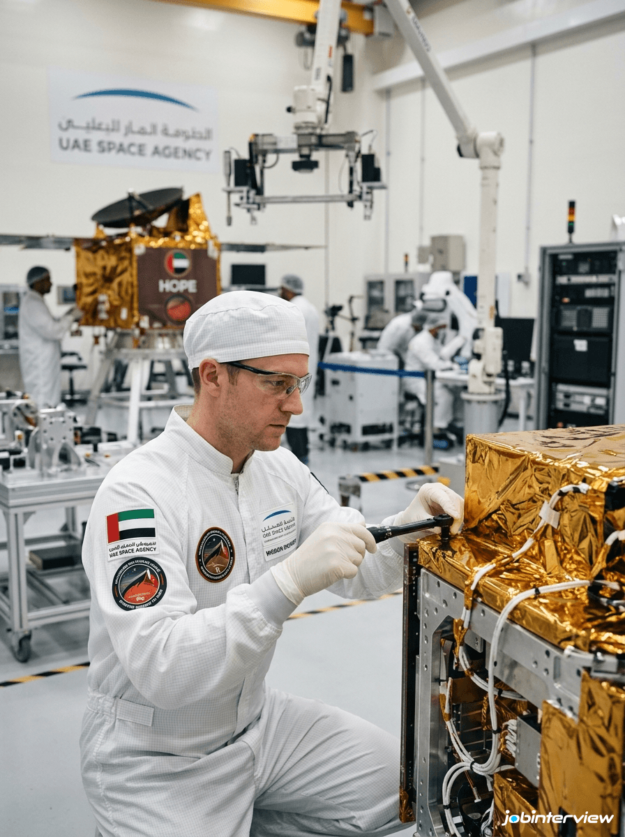 Ingenieur für das Weltraumprogramm der VAE